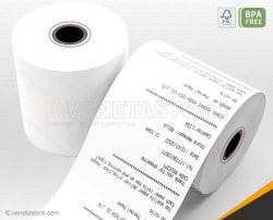 Rotoli carta termica 57x30 per Bilancia mm 57 x 30 metri - Foro 12 (50 pz.) Image 2